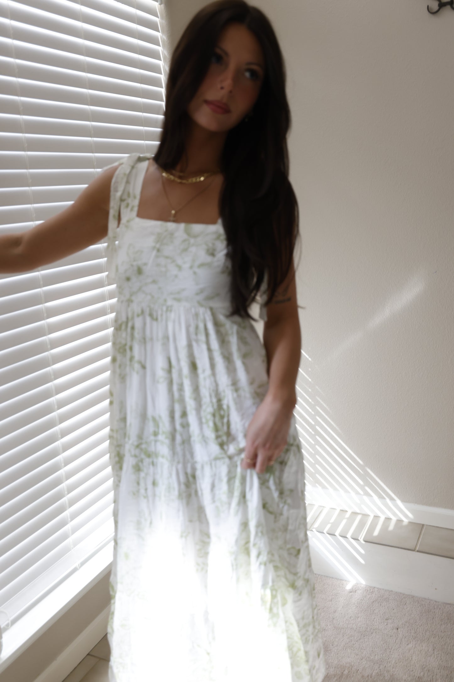 TIA TIERED MIDI DRESS