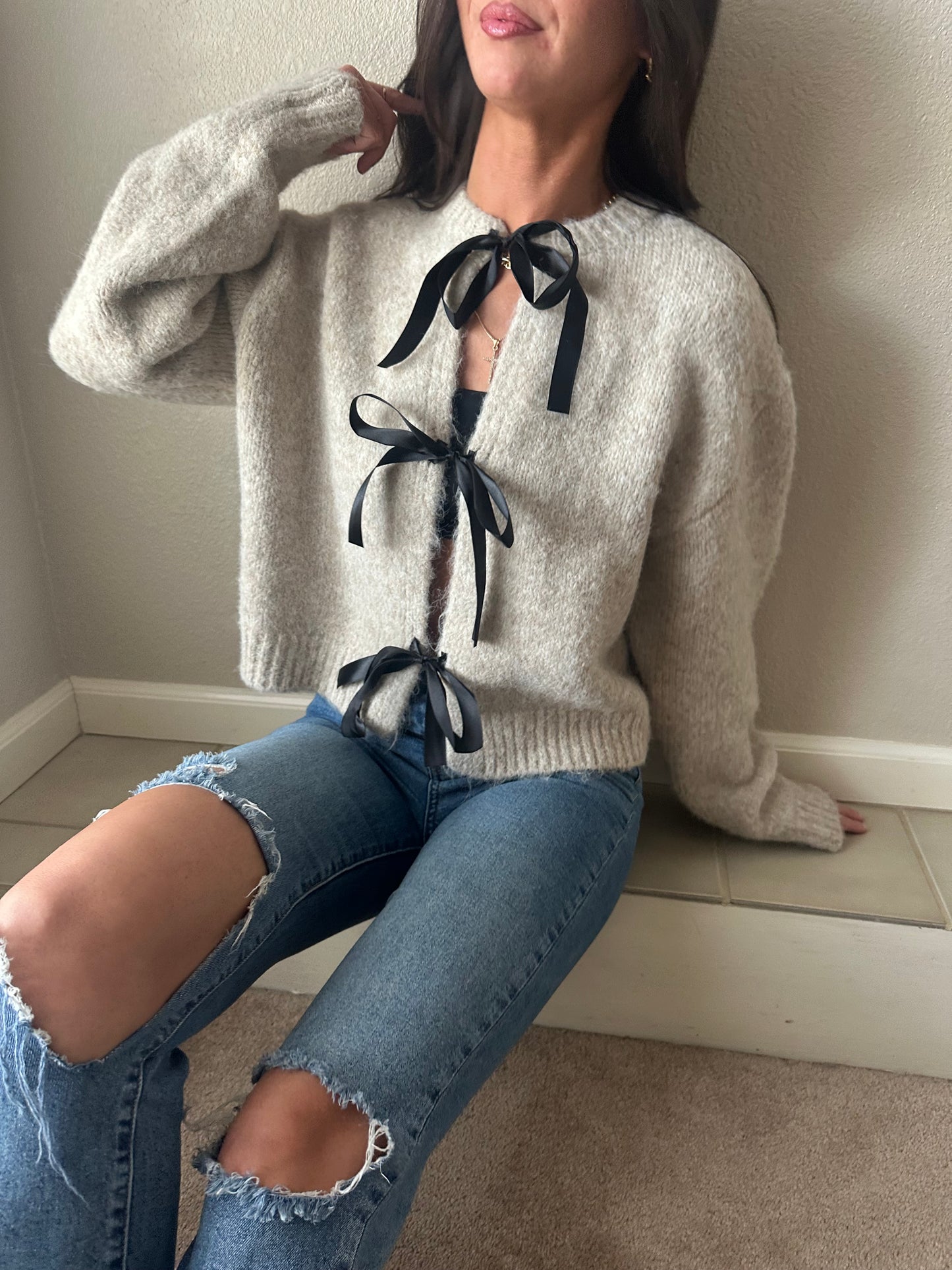 OLIVIA BOW SWEATER