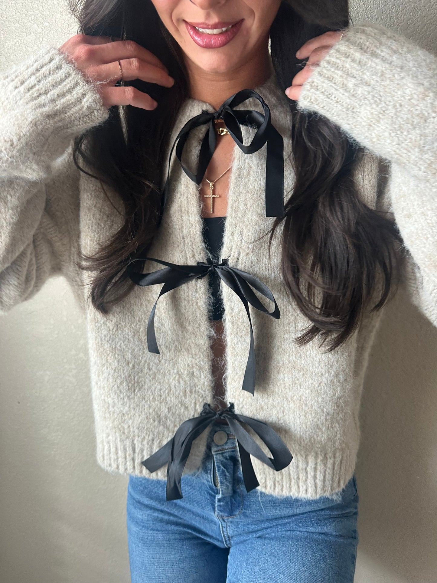 OLIVIA BOW SWEATER