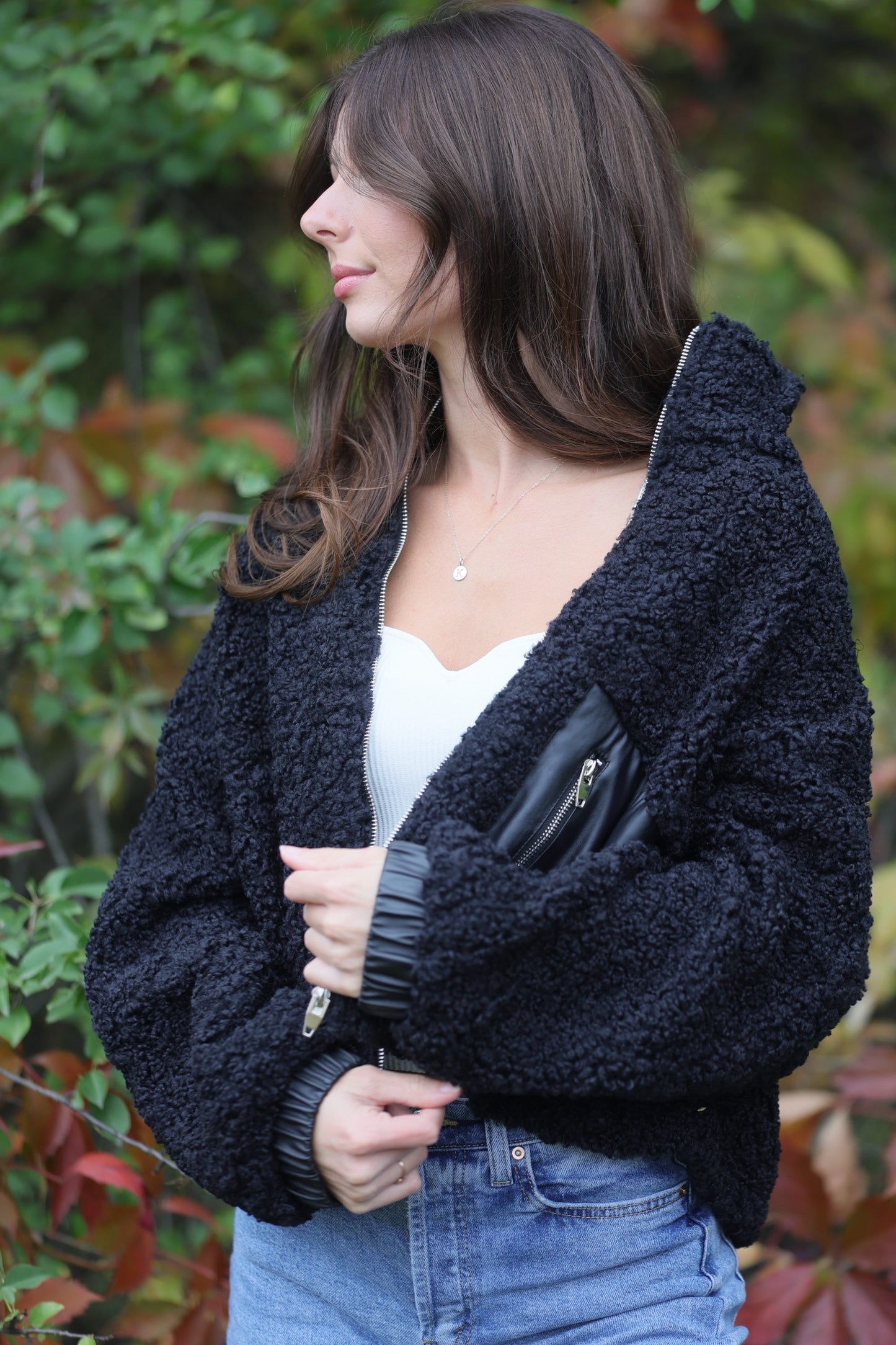 PENNY SHERPA VEGAN JACKET image 1