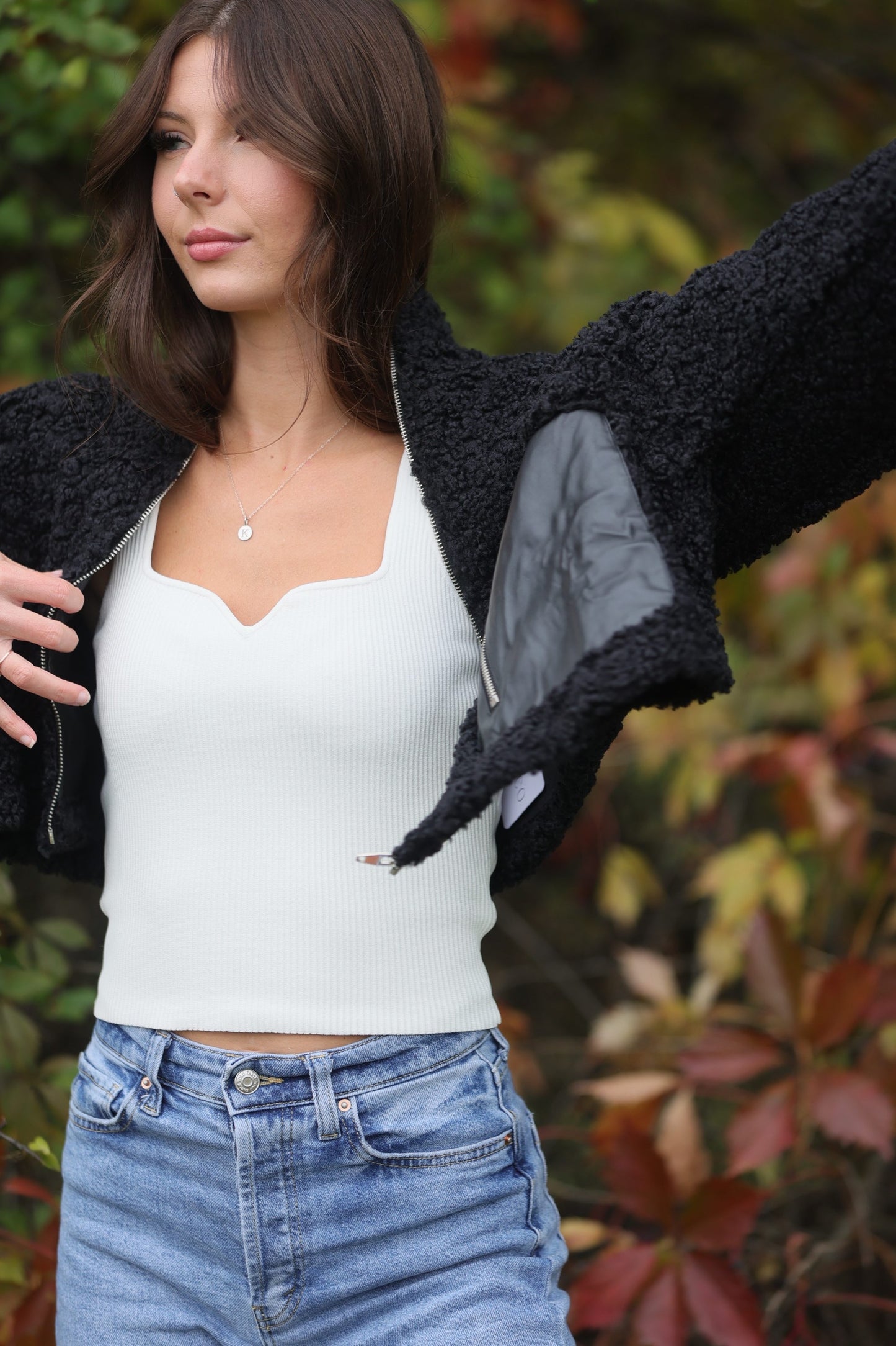 PENNY SHERPA VEGAN JACKET image 2
