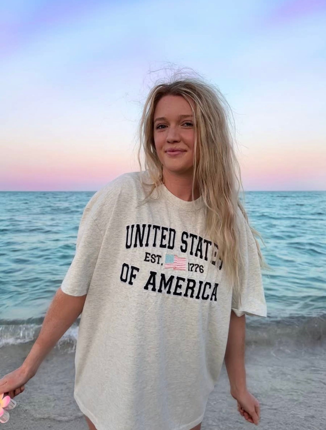 UNITED STATES OF AMERICA EMBROIDERY TEE image 2