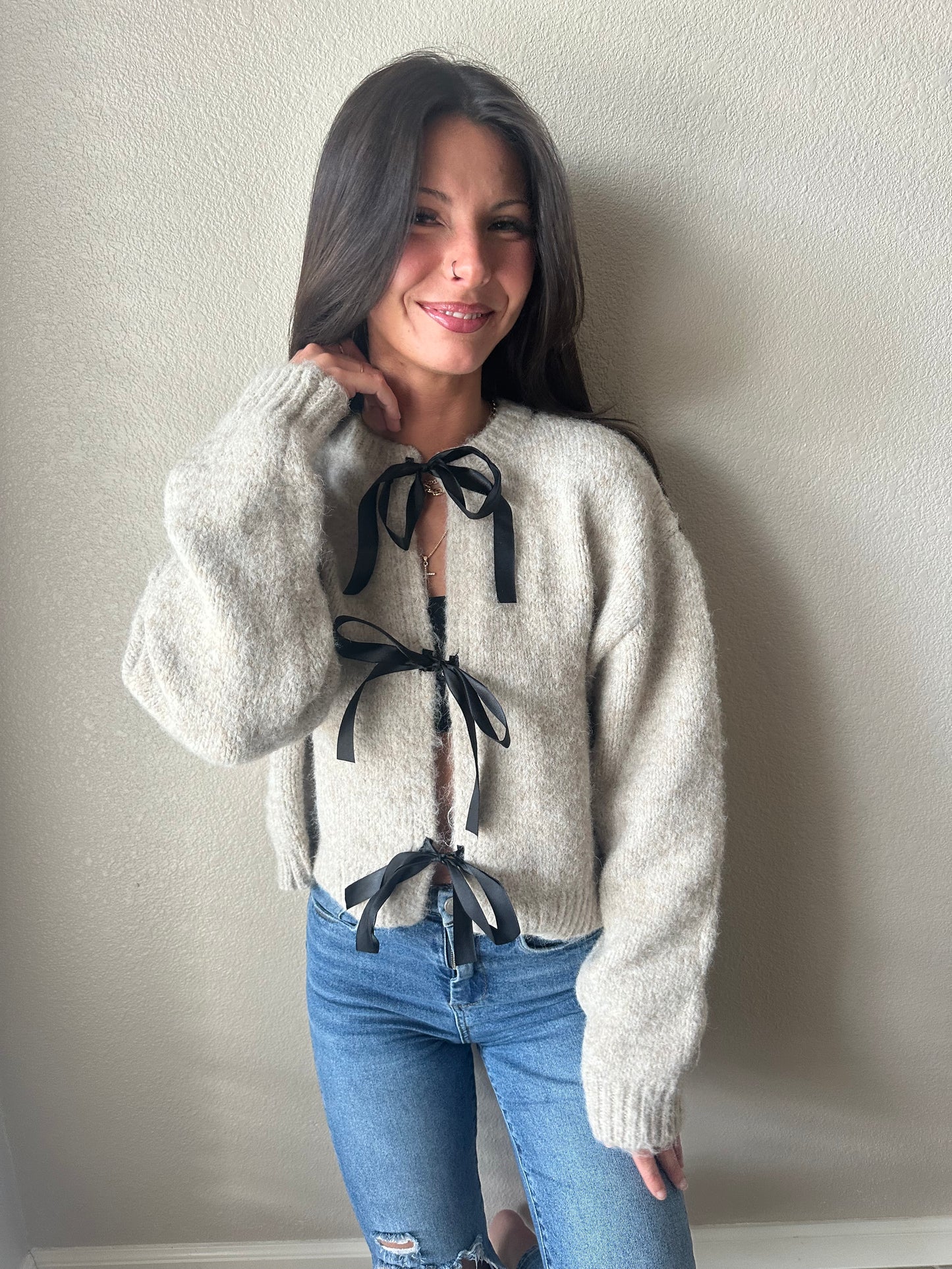 OLIVIA BOW SWEATER