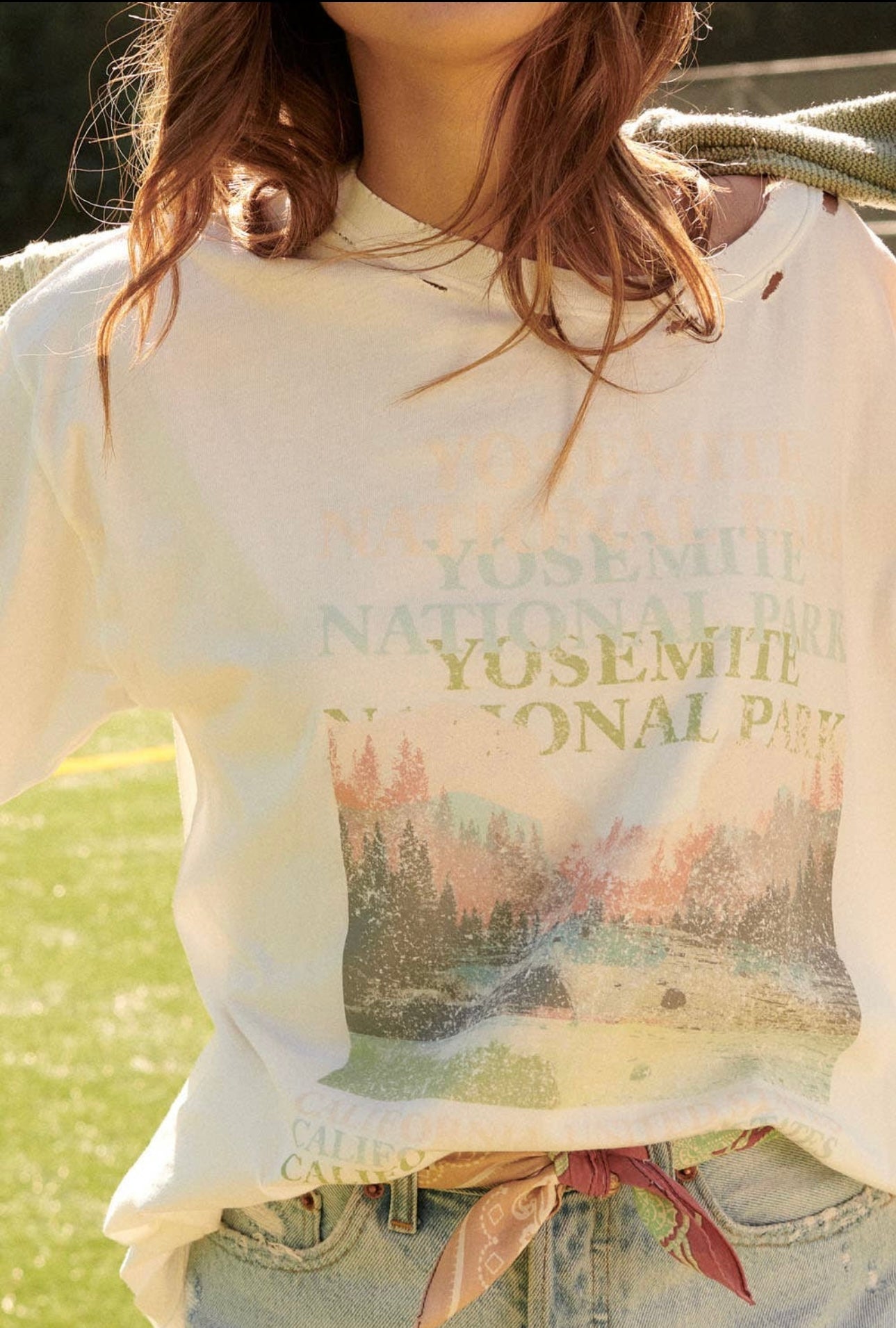 YOSEMITE OVERSIZED DROP SHOULDER GRAPHIC TEE image 1